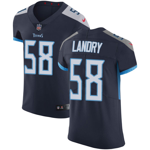 Nike Titans #58 Harold Landry Navy Blue Alternate Men's Stitched NFL Vapor Untouchable Elite Jersey - Click Image to Close